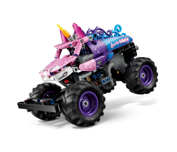 LEGO Technic 42220 Monster Jam Sparkle Smash z napędem pull-back - 1473446 - zdjęcie 9
